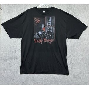 Freddie Krueger‎ Nightmare on Elm Street Black Movie Scenes Shirt Size 3XL